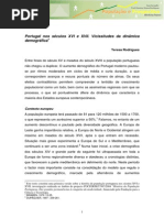 Portugal Nos Seculos XVI e XVII Vicissitudes Da