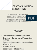 Resource Consumption Accounting