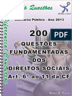 1725_DOS DIREITOS SOCIAIS - Art.  6º ao 11 da CF - apostila amostra