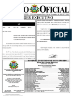 Diário Oficial do Estado de Mato Grosso