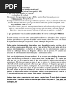 Estudo sobre Louvor e Adoração