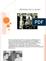 Historia de La Radio