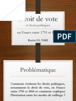Droit de Vote en France: 1791-1804
