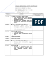 Jadual Pelaksanaan Gerak Kerja Aktiviti Kokurikulum