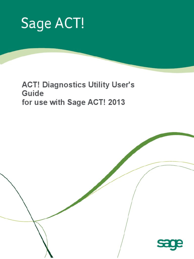 Act Diag Users Guide | PDF | Microsoft Sql Server | Databases