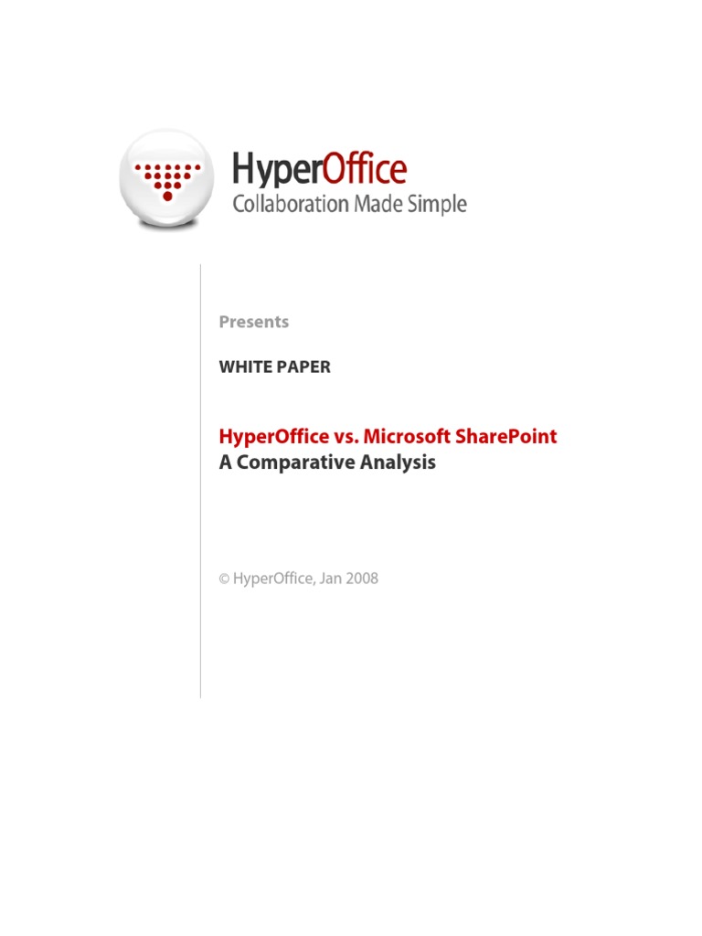 SharePoint Alternative: A Comparison Between HyperOffice Online ...