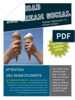 Ice Cream Social at USU MOAB