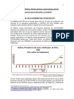 VIH y Sida en Bolivia. ¿Dónde Estamos y Hacia Dónde Vamos?