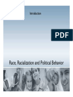 Race Racialization and Political Behavior