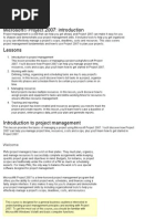 Download Microsoft Project 2007 Introduction by a7khalid SN16748791 doc pdf