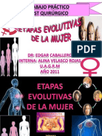 EXPOSICIÓN ETAPAS EVOLUTIVAS DE LA MUJER