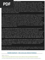 Vencendo a Batalha Da Mente