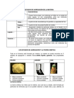 Los 3 Estados de Agregación de La Materia