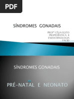 SÍNDROMES  GONADAIS D