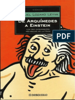 De Arquimedes A Einstein Los Diez Experimentos Mas Bellos de La Fisica-Lozano Leiva Manuel