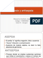 Asepsia y antisepsia - Messarina Azañedo Jorge