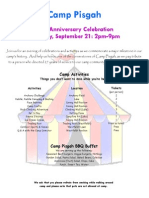 60th Anniversary Activity List PDF