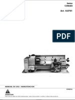 Manual Despiece Torno Paralelo GAMMA