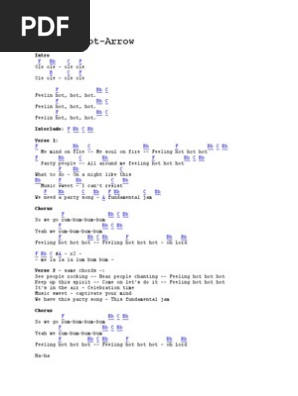 Hot Hot Hot Guitar Chords Song Structure Number One Singles
