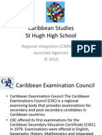 Caribbean Studies ST Hugh High School: Regional Integration (CARICOM) Associate Agencies © 2010