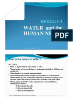 Module 1 - Water & Human Needs