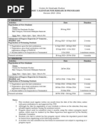 2013-2014 CGS Academic Calendar For Research