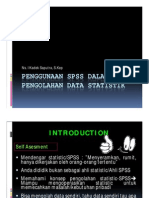 PEngenalan Penggunaan SPPS Dalam Pengolahan Data Statistik