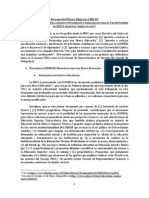 Declaración CADe UC Documento CONFECH, AC, Marcha