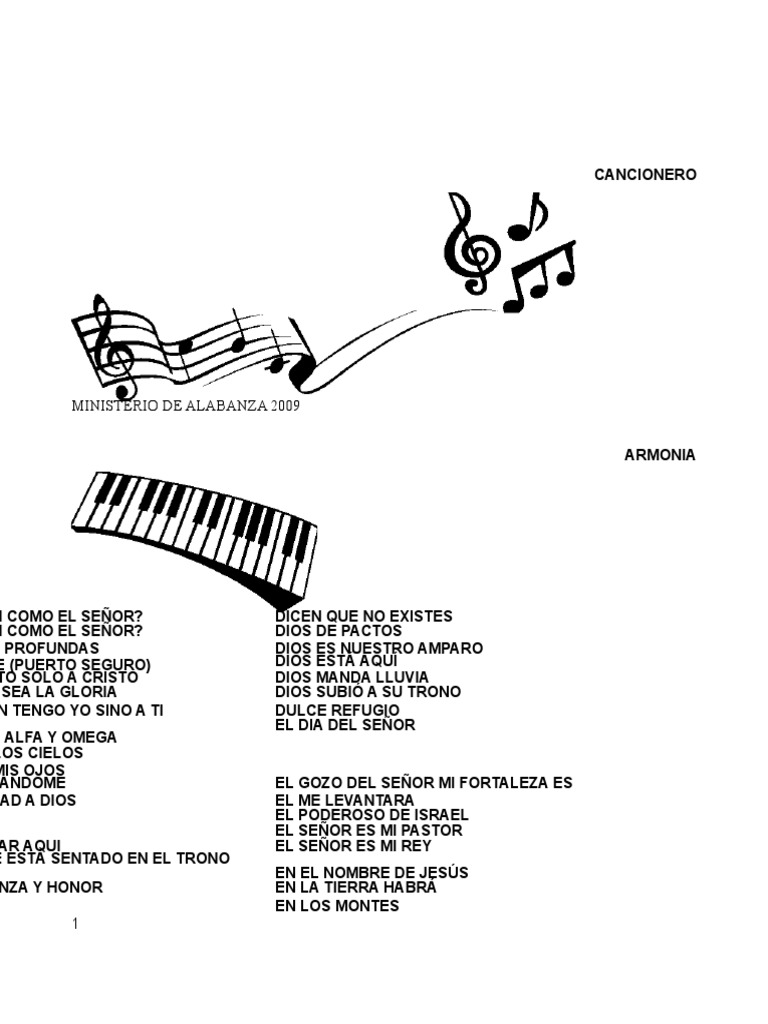 Cancionero De Alabanzas Cristo Titulo Amor scribd