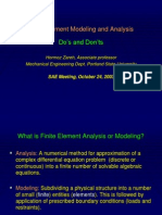 Finite Element Model and Analysis