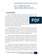 The Performance of Fund Managers in Asia Pacific