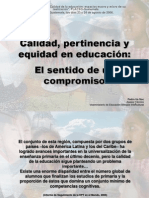 Calidad Educativa, PONENCIA-FLACSO