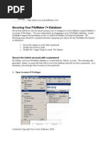 How to Secure Your Filemaker Database File