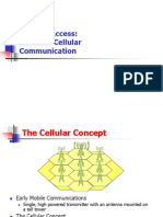 Medium Access: Basics of Cellular Communication