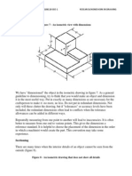 Dimensioning: Figure 7 - An Isometric View With Dimensions