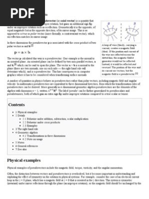 Pseudovector - Wikipedia, The Free Encyclopedia