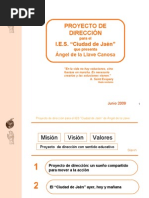 proyecto de direccion de Angel de la Llave (presentación)