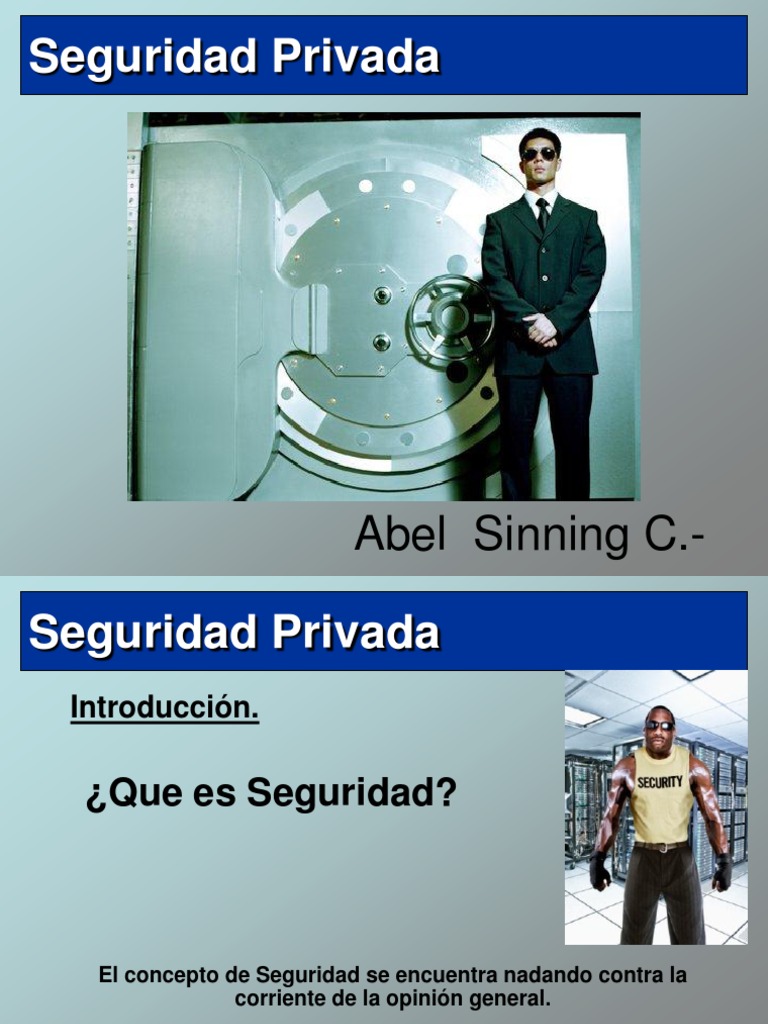 Conceptos Clave de Seguridad Privada | PDF | La seguridad | Riesgo
