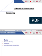 Overview - Materials Management Planning Purchasing: Integrity Commitment Excellence