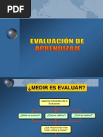 EVALUACIÓN DE APRENDIZAJE