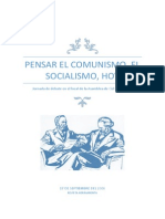 Pensar El Comunismo, Socialismo, Hoy