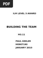 ILM M3.11building The Team