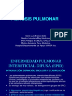 Fibrosis pulmonar idiopática: generalidades, clasificación y tratamiento