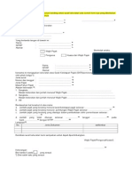 Formulir Keberatan