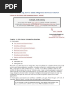 SSIS Tutorial: SQL Server 2005 Integration Services Tutorial