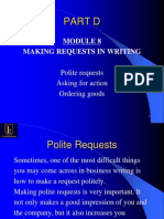 Module 8 Making Polite Requests