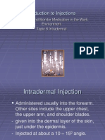 Topic 8 Intradermal To Injections