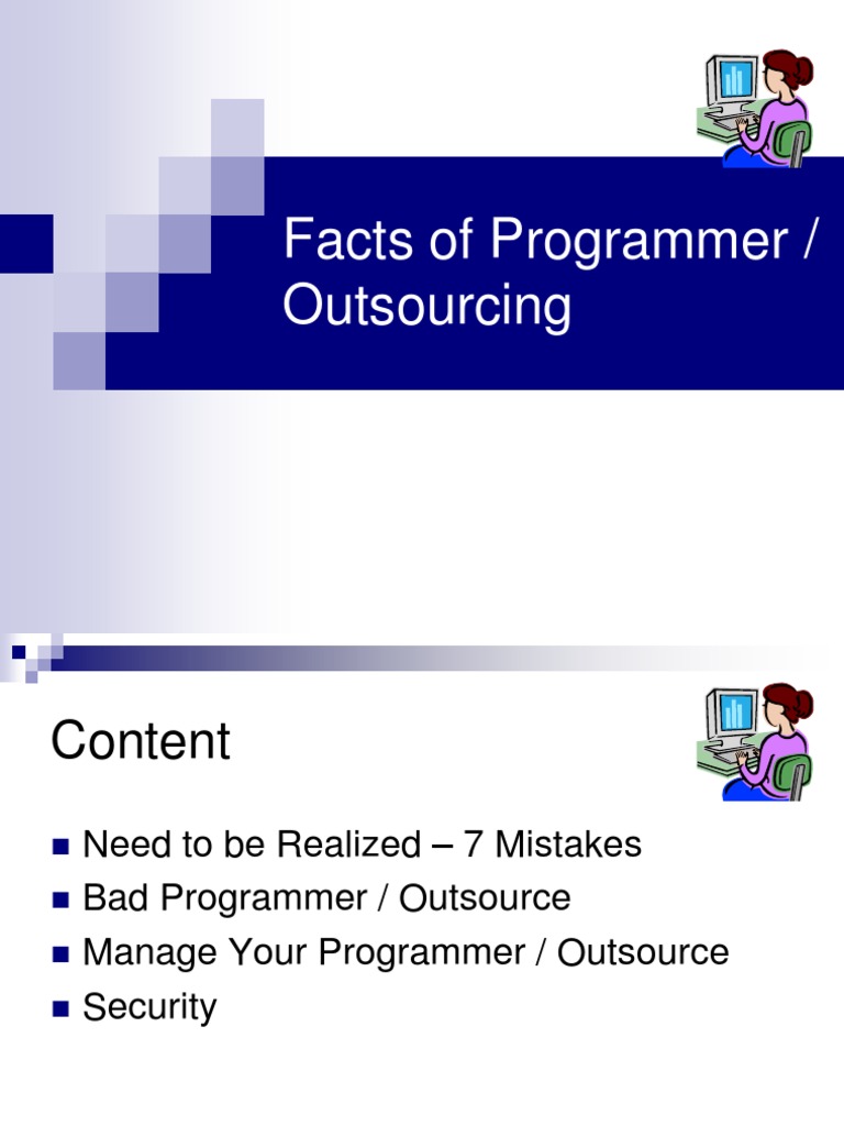 7 Common Outsourcing Mistakes in Programming | PDF | Programmer ...