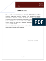 Certificate: Signature of Guide