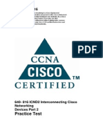 640-816 ICND2 Exam Cisco Practice